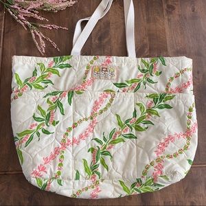 TAJ Hawaiian Print Quilted Baby Bag